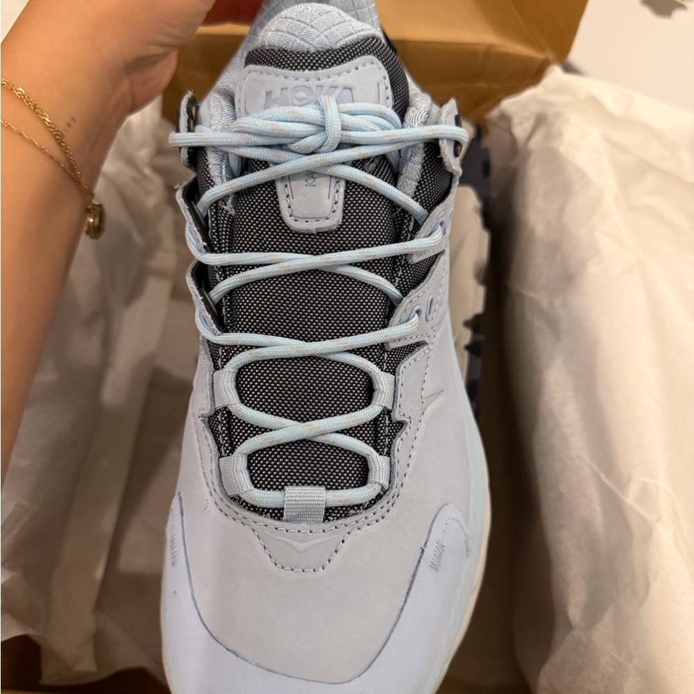 Hoka Women's Pale Blue Trail Runner